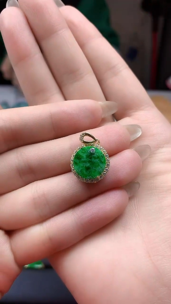 【闪购商品】翡翠颈饰银S925镶嵌 颈饰