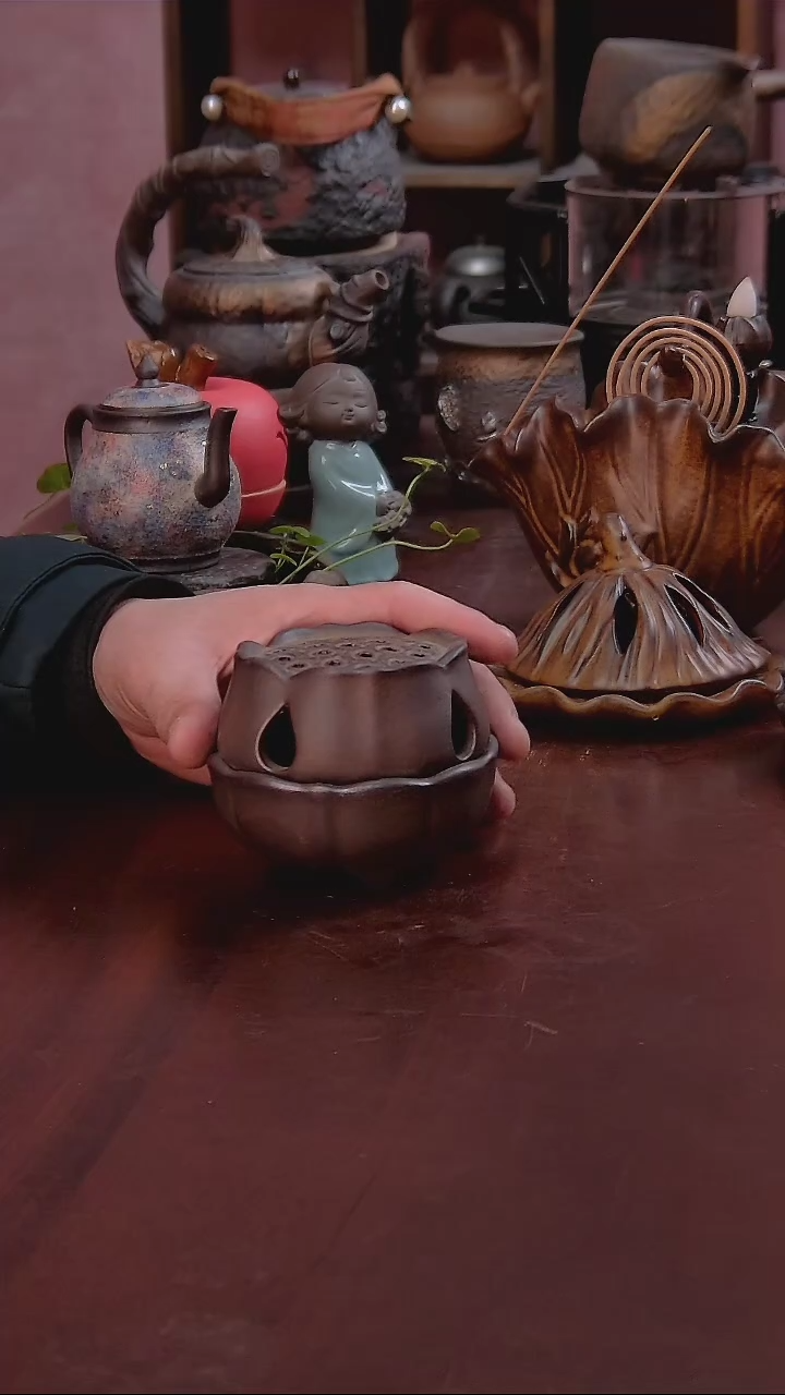 【闪购商品】老岩泥莲花宋韵天莲炉