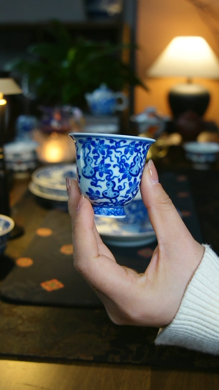 葫芦品茗杯      