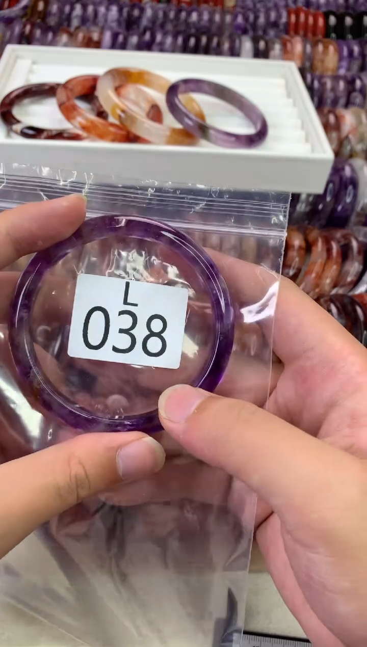 【闪购商品】水晶水晶手镯L未镶嵌038-63