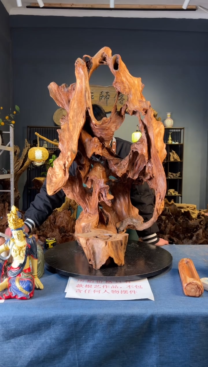 木卢师傅根艺作品（不包含人物摆件）