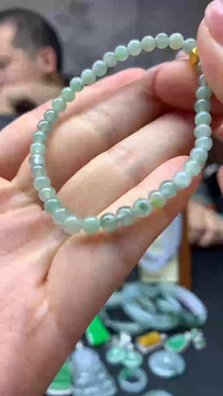 【闪购商品】翡翠手串未镶嵌3-天然翡翠