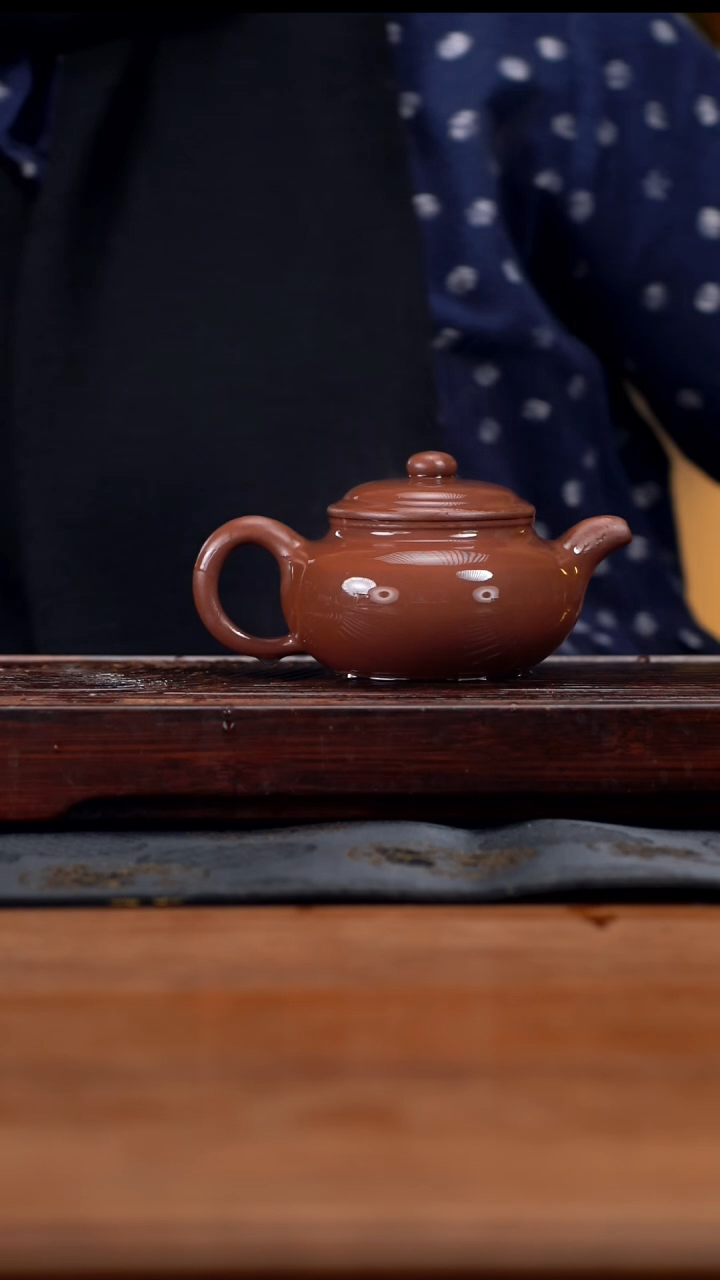 【闪购商品】紫砂茶壶230cc黄龙山原矿紫泥仿古21