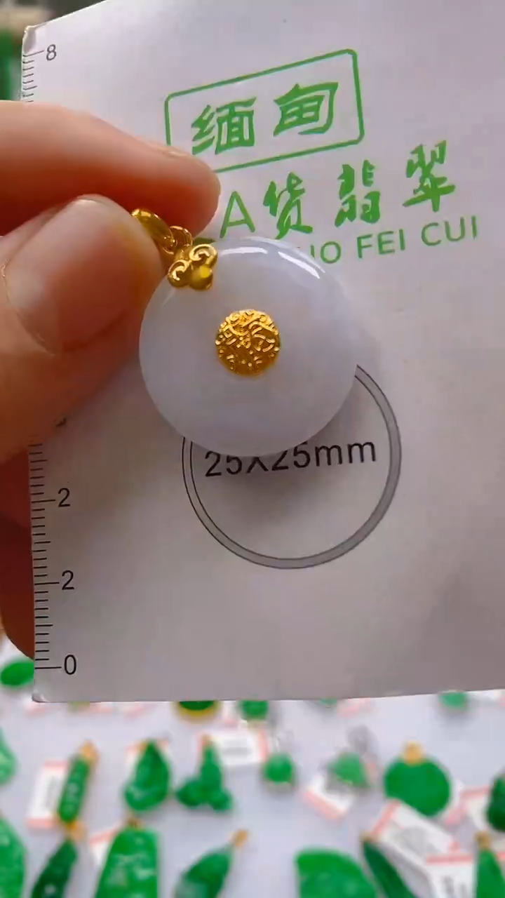 【闪购商品】翡翠颈饰18K金镶嵌新号开播，全场乱卖