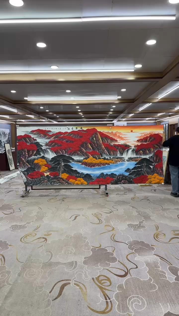 【闪购商品】绘画DC刘雪红-大丈二-山水国画