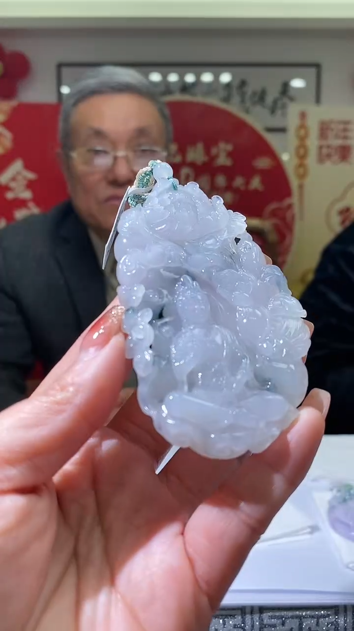 【闪购商品】定制翡翠未镶嵌18/0114/W/观音