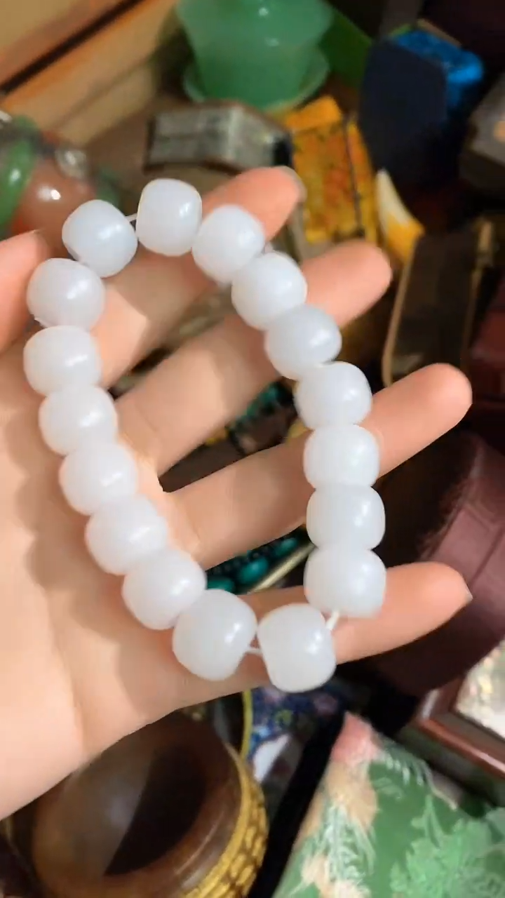 【闪购商品】和田玉手串未镶嵌德诚精品专属摆件