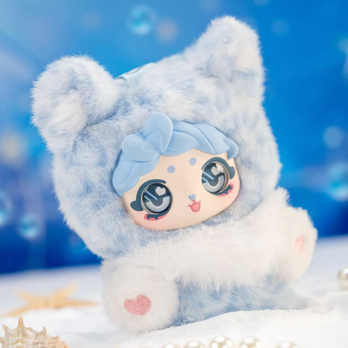 怦怦PENGPENG绒绒萌煞团系列毛绒搪胶潮玩盲盒可作礼物摆件