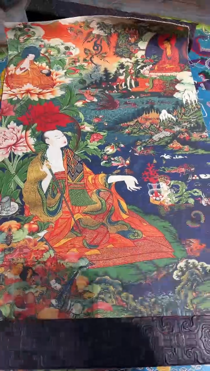 卷轴画东东唐卡tk16