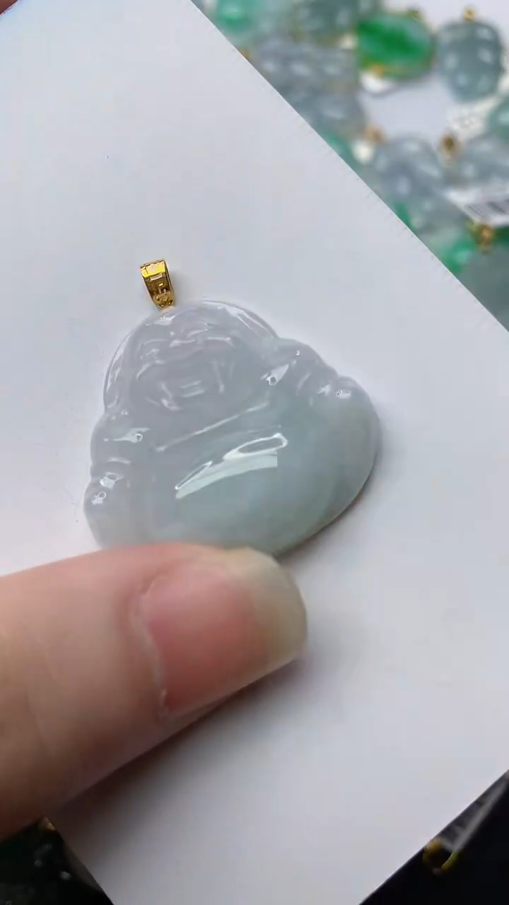 【闪购商品】翡翠颈饰18K金镶嵌59..........