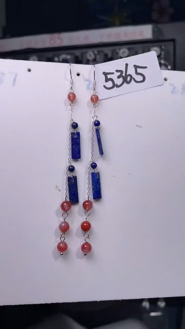 未镶嵌青金石耳饰喜欢拍