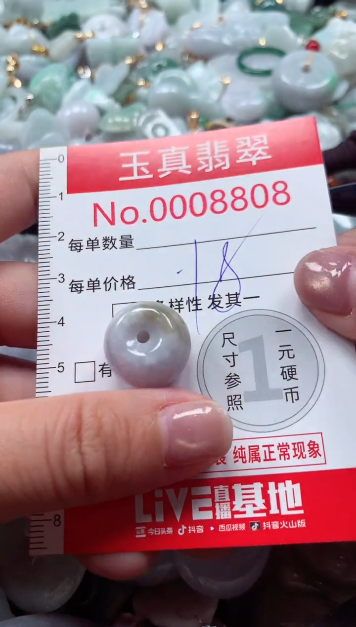 吊坠(不含链)未镶嵌翡翠8808