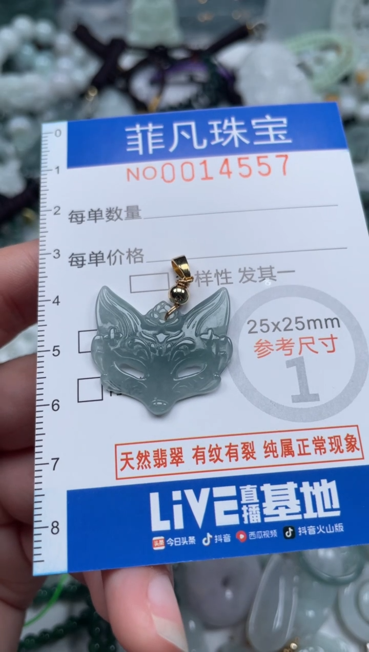 颈饰未镶嵌翡翠14557