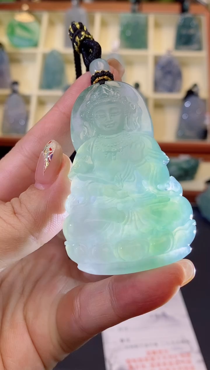 颈饰未镶嵌翡翠缅甸天然翡翠