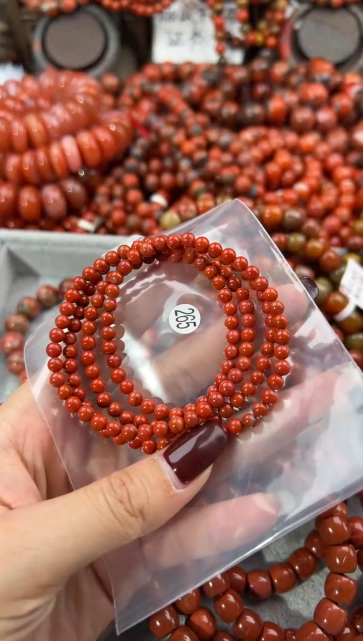 未镶嵌手串南红玛瑙4+