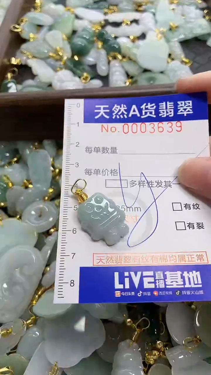 颈饰未镶嵌翡翠天然A货翡翠