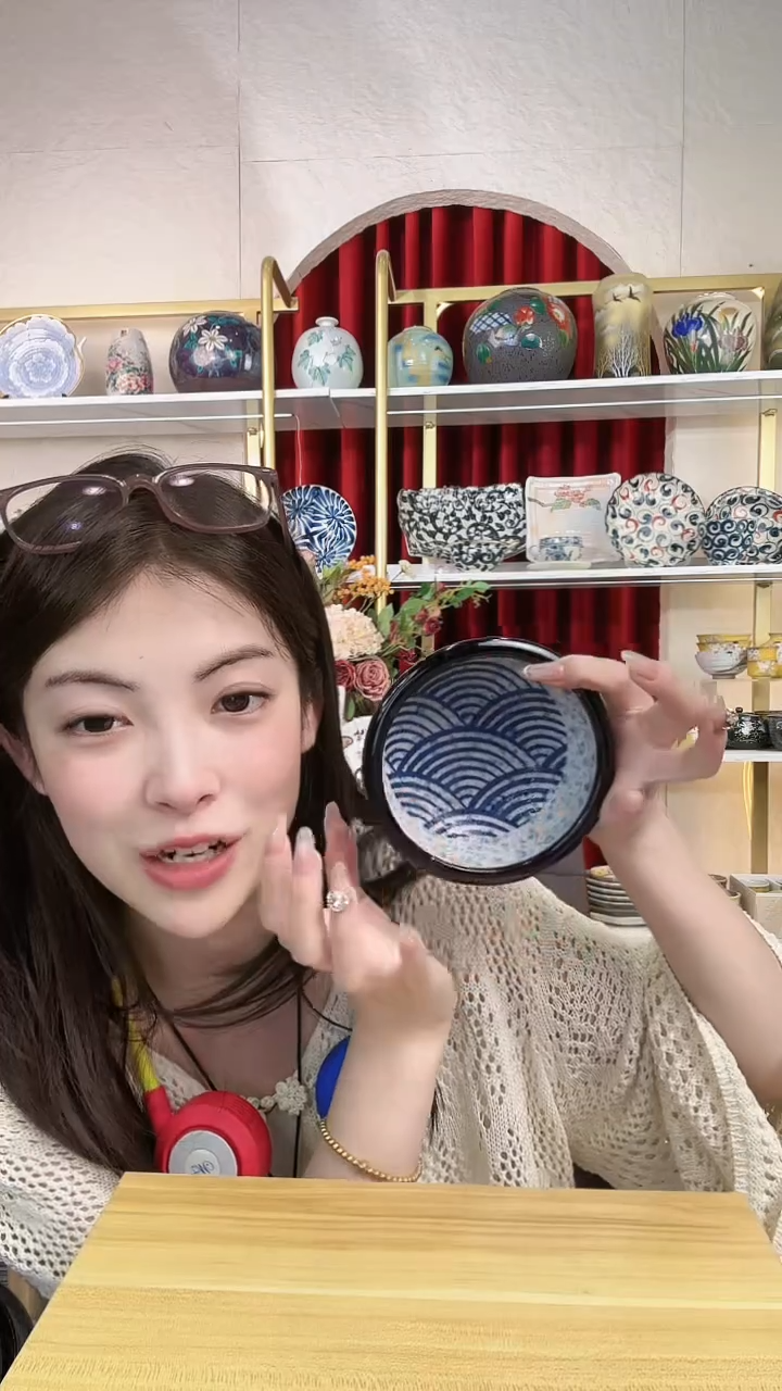 陶瓷青海波加厚钵-13.5cm