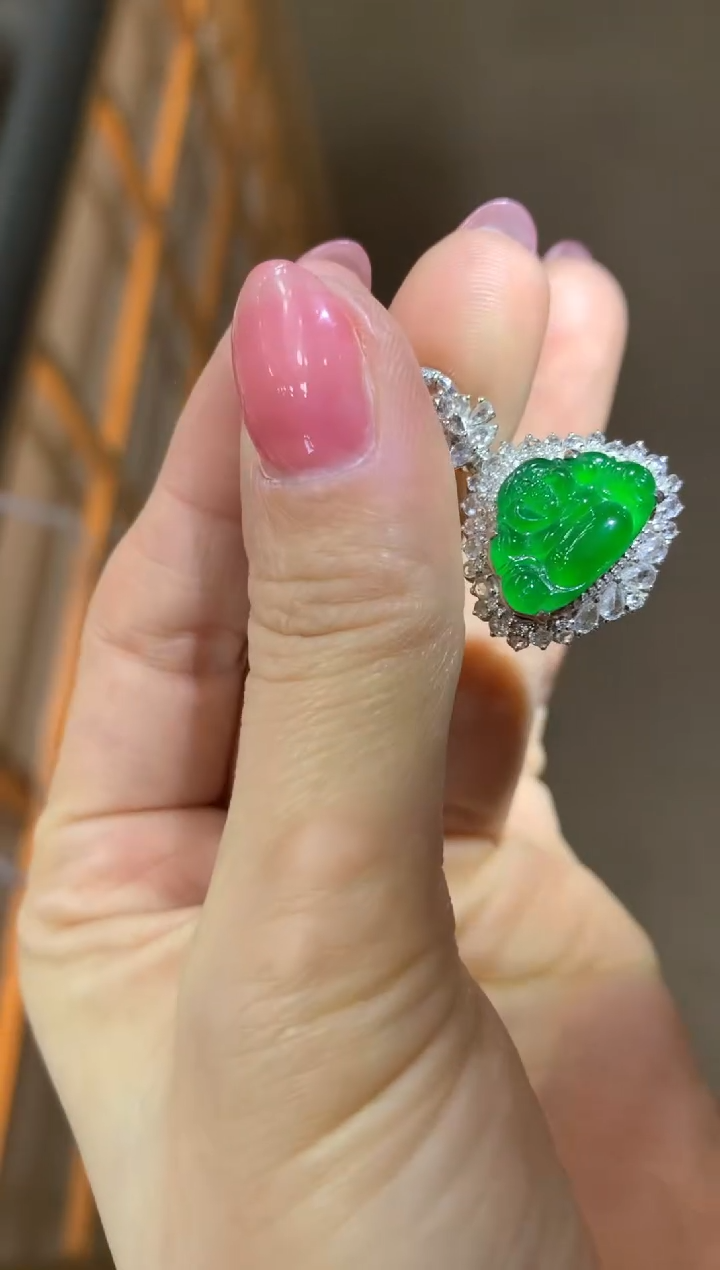 【闪购商品】翡翠颈饰18K金镶嵌|不退不换