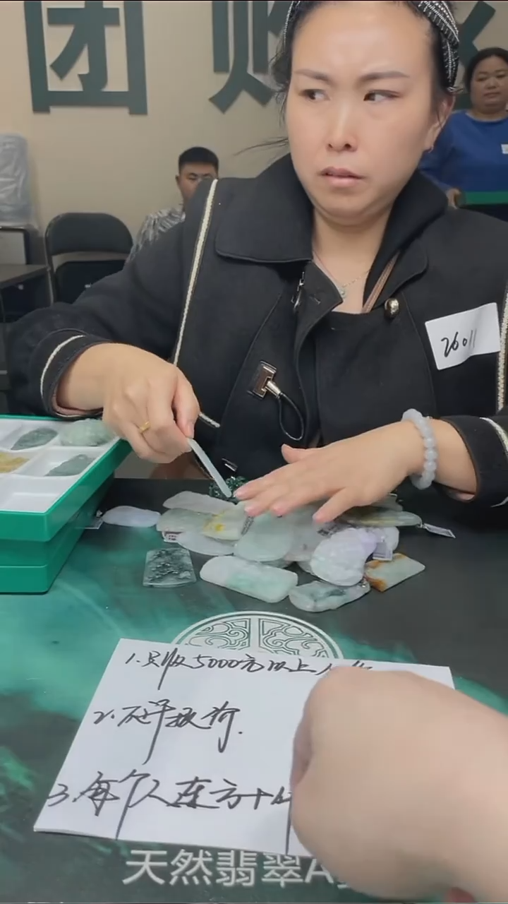 【闪购商品】定制翡翠未镶嵌毛货-不退不换-