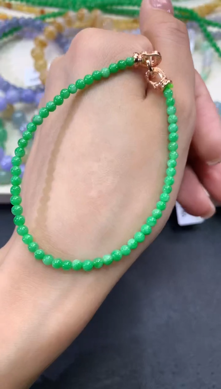 【闪购商品】翡翠手串未镶嵌w139     