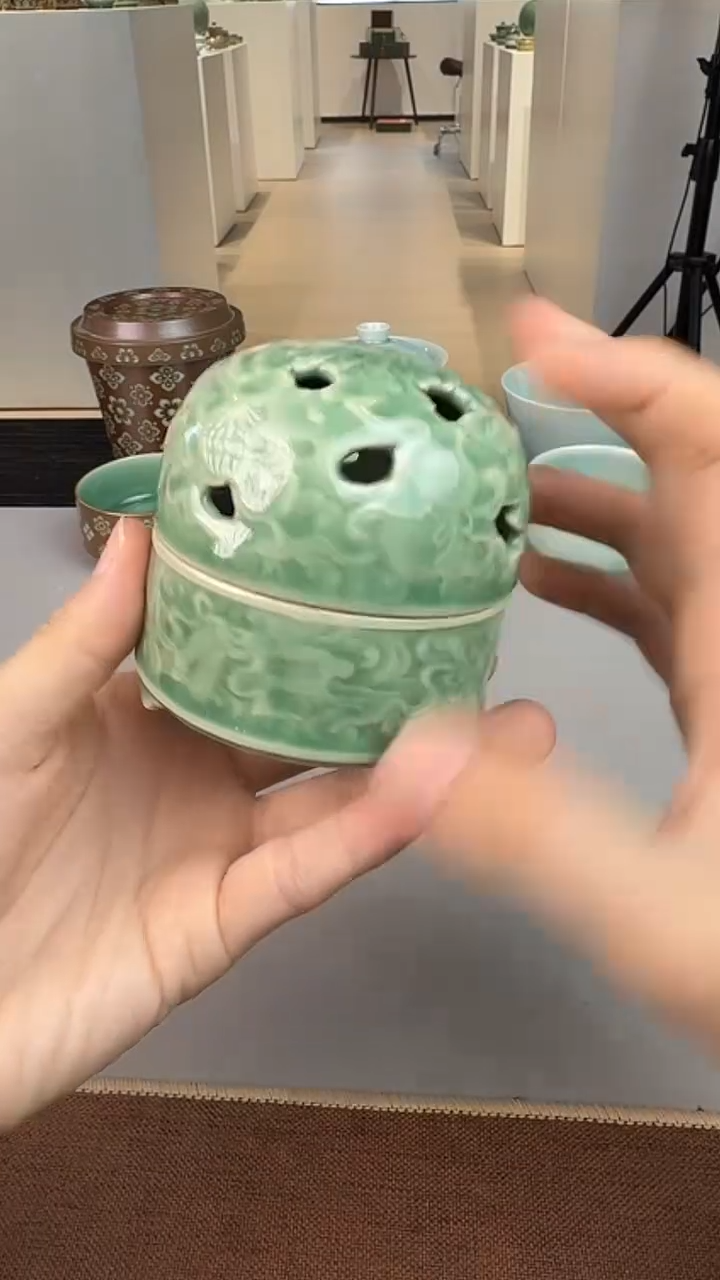 青瓷手工茶器不带礼盒包邮