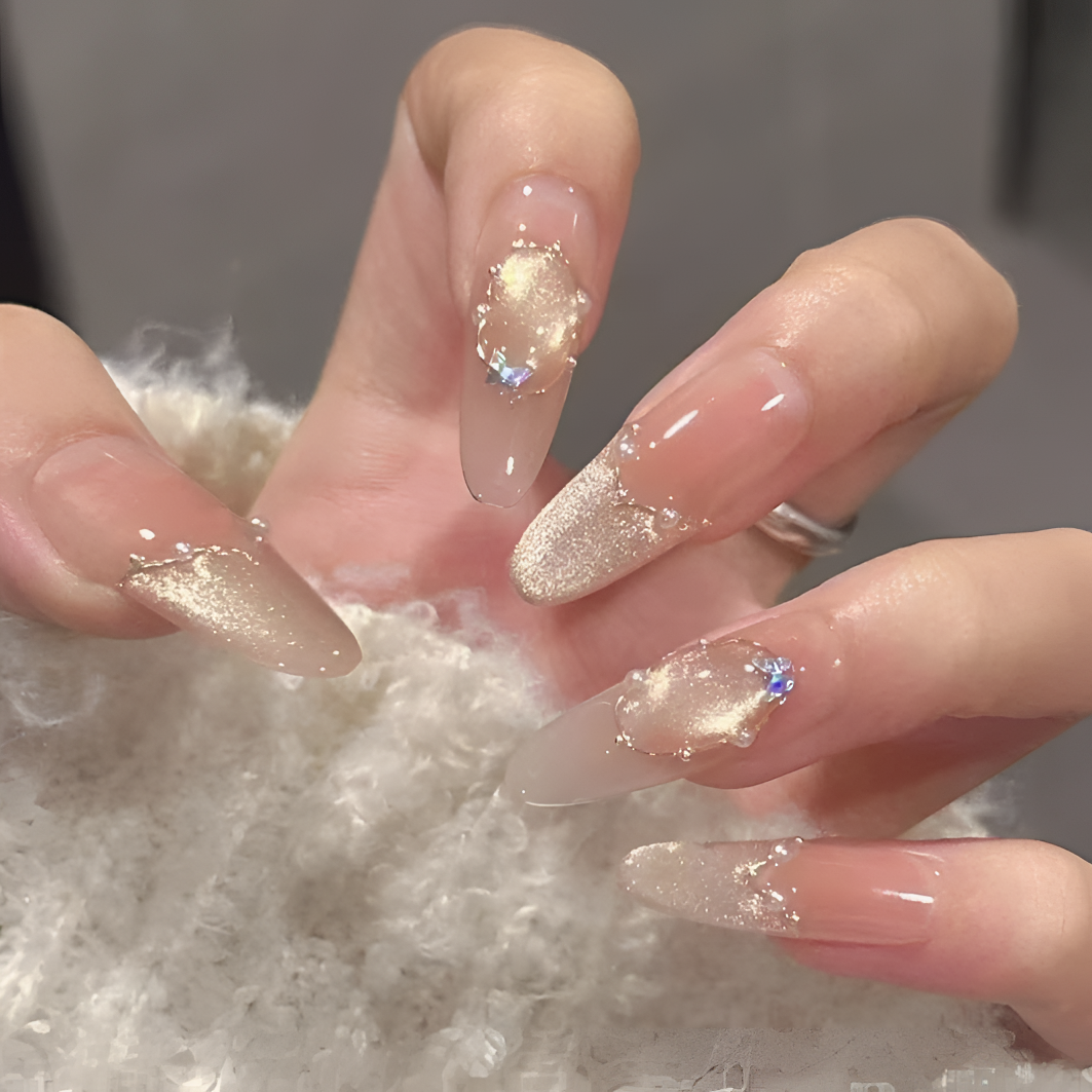 【纸醉金迷】纯手工穿戴甲可拆卸十片装