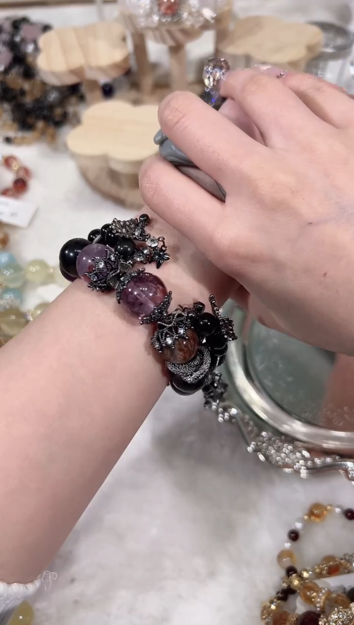 【闪购商品】水晶手链未镶嵌天然水晶默认微瑕 多样性发货发其一