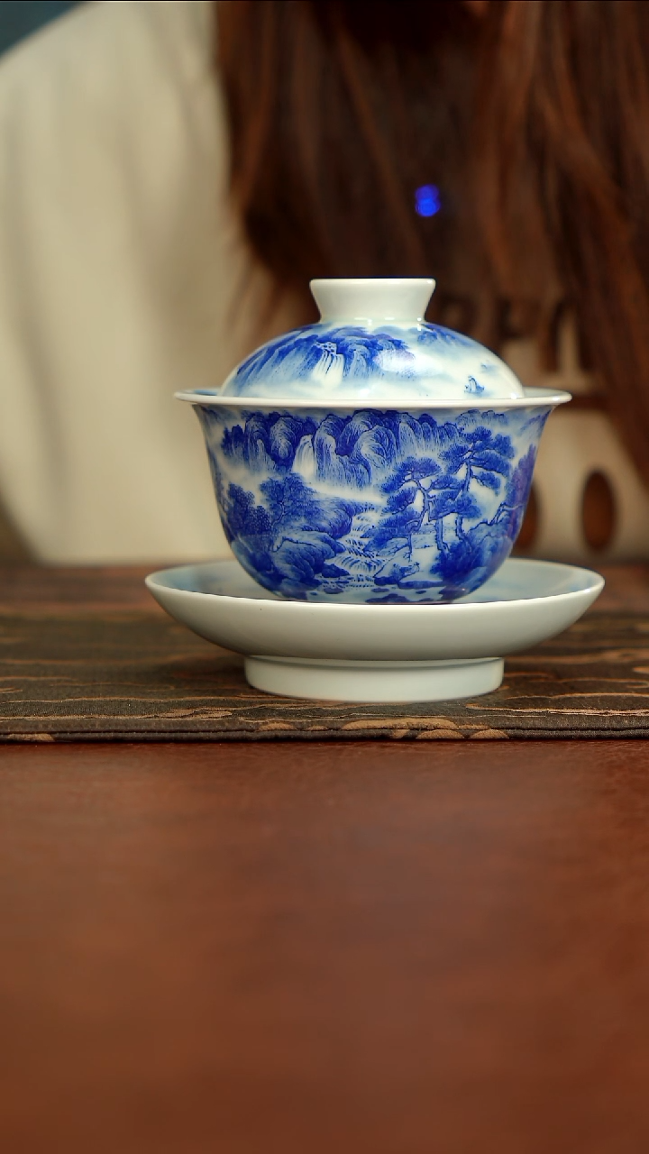 瓷片【千骨】柴窑景德镇手工茶器11111