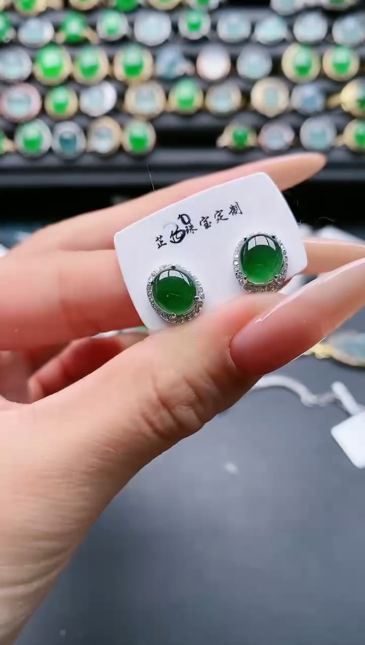 【闪购商品】翡翠戒指银S925镶嵌1111