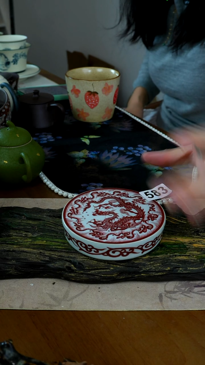 陶茶瓷物语红色壶承583