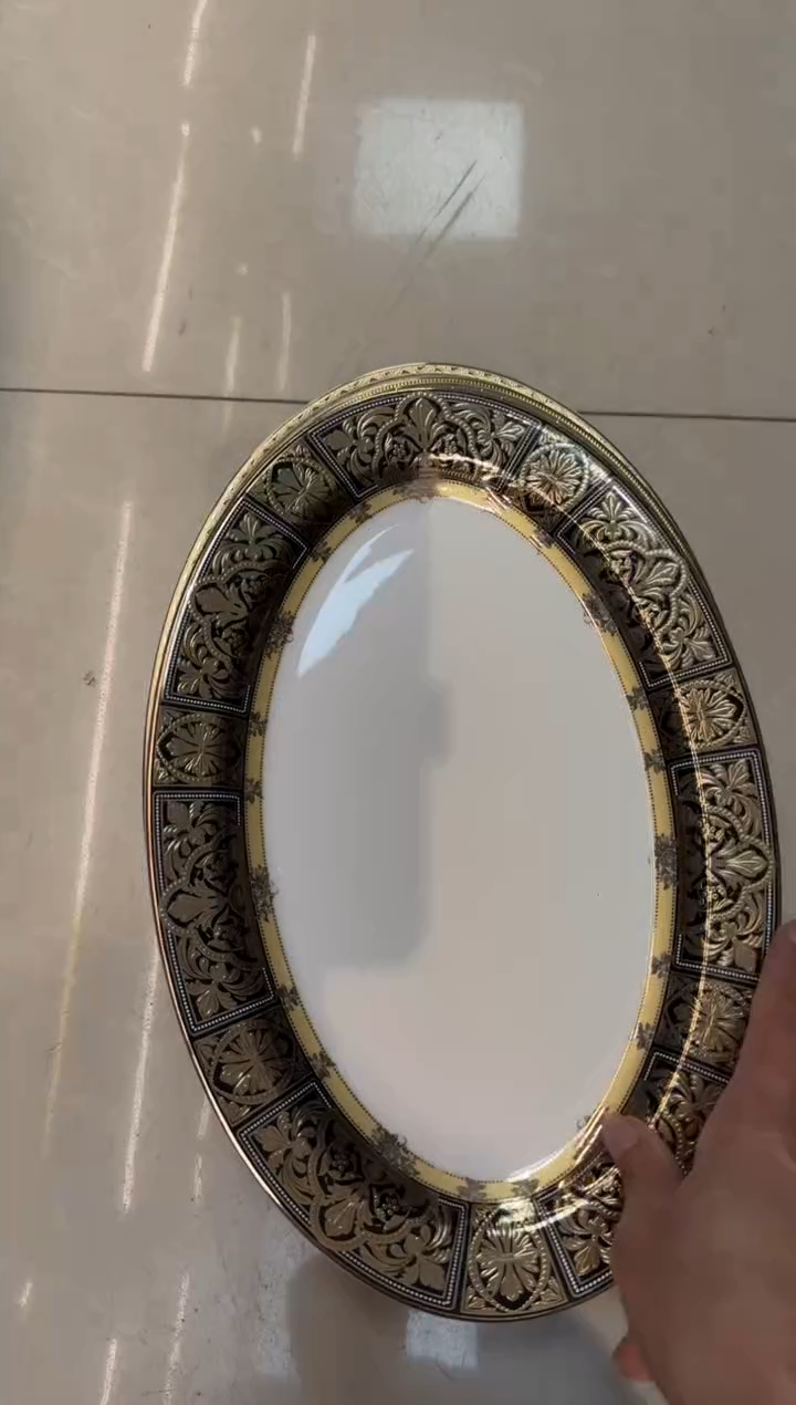 【闪购商品】瓷片12英寸鱼盘福利款