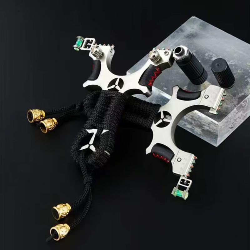 合金弹弓高精度大威力户外运动野外专用弹弓带100颗泥丸