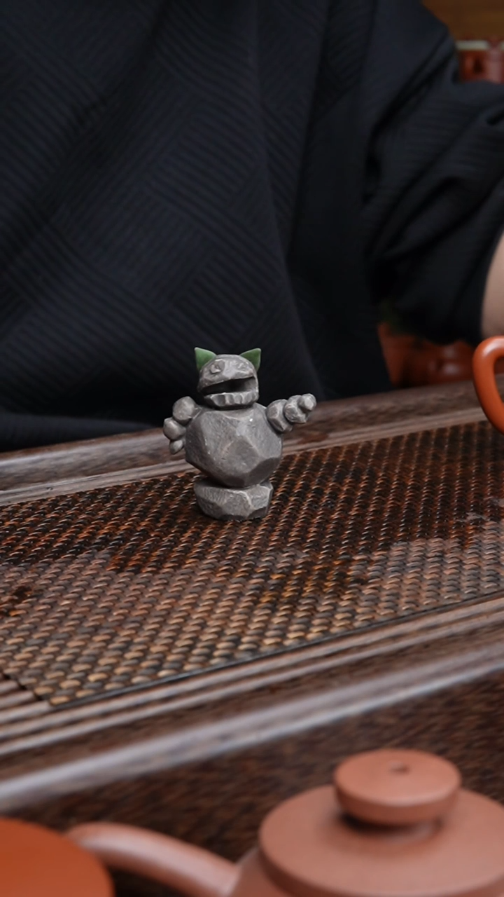 紫砂茶宠石矶娘娘紫砂茶宠