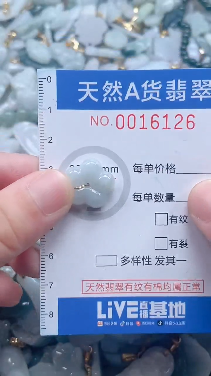 翡翠未镶嵌吊坠(不含链)1