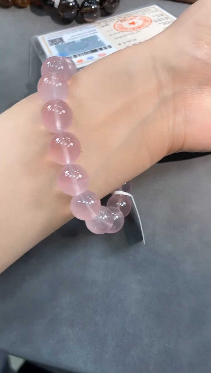 【闪购商品】水晶手链未镶嵌102号马粉单圈13mm