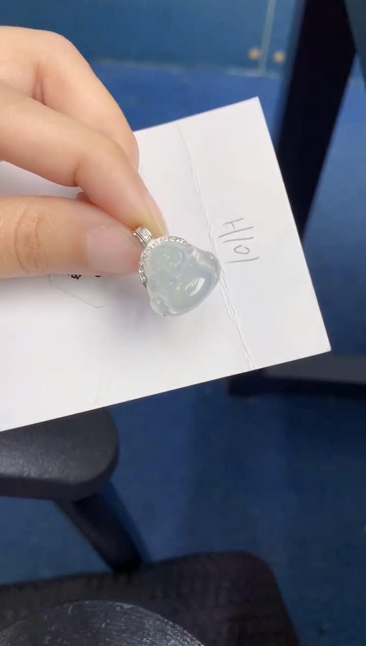 【闪购商品】翡翠颈饰18K金镶嵌000000000