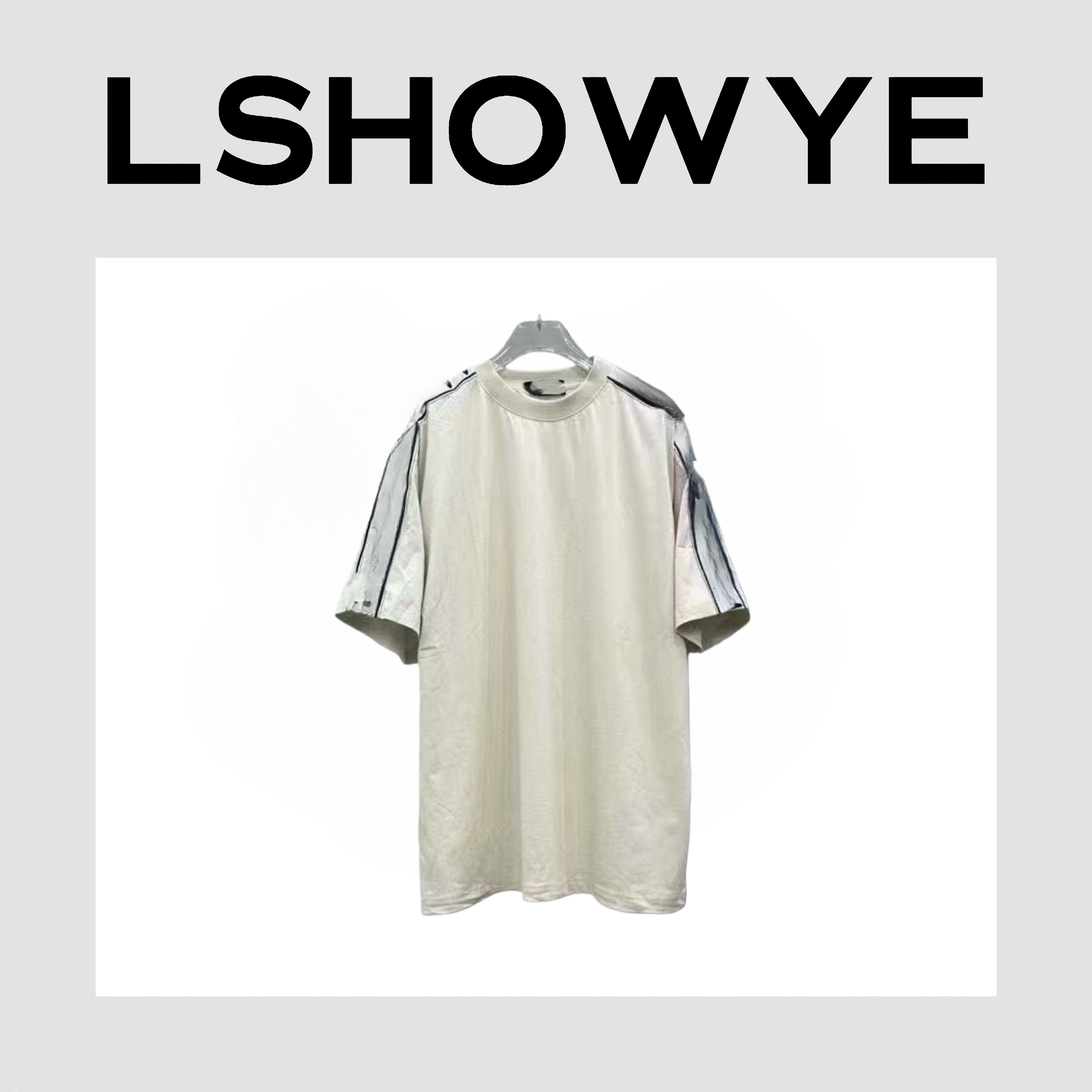LSHOWYE｜洗水织带短袖 7XX649