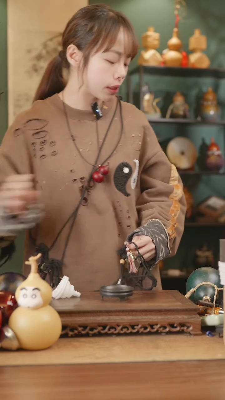 【闪购商品】396号精品天然大漆工艺防渗内胆酒葫芦~