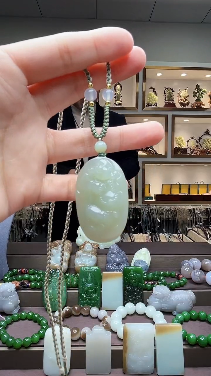 【闪购商品】和田玉挂件未镶嵌苏