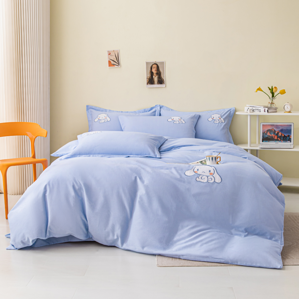 匹马-玉桂·刺绣高精密双股加厚四件套-兵