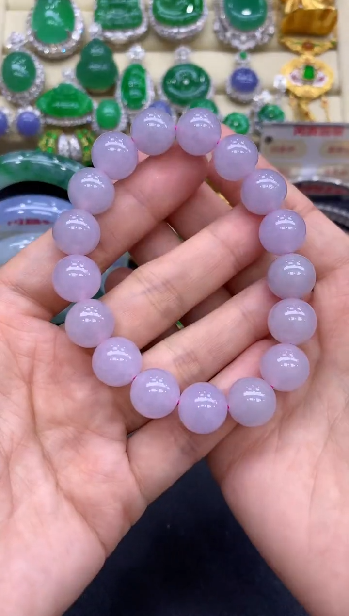 未镶嵌手串翡翠322-中国好珍宝