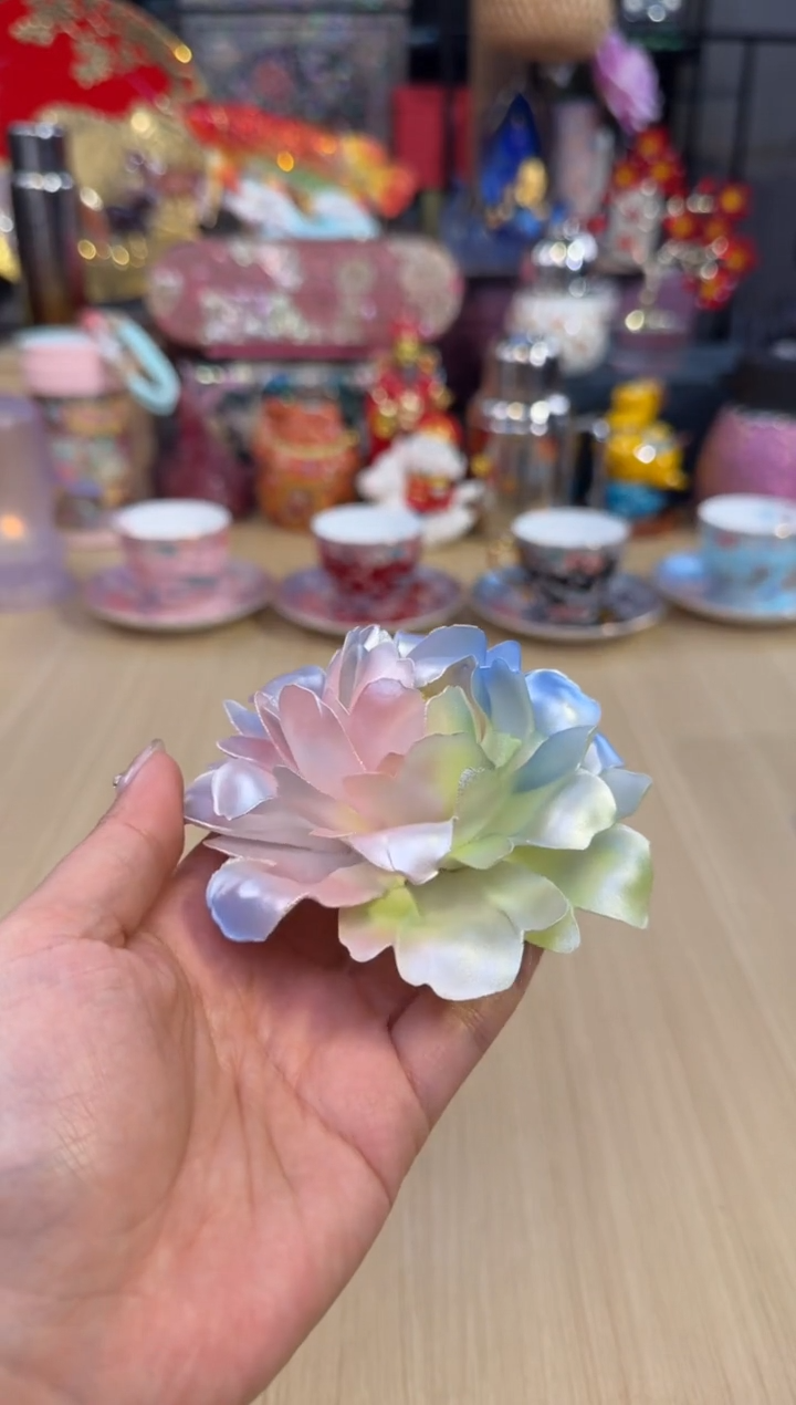 161瓷花香插-彩色