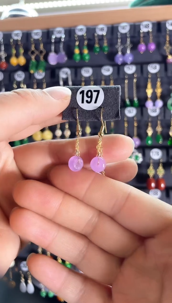 【闪购商品】翡翠耳饰银S925镶嵌197....