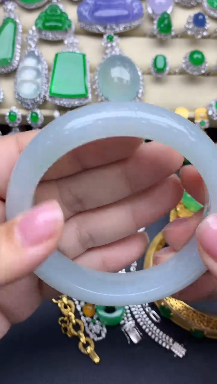 【闪购商品】翡翠手镯未镶嵌518-中国好珍宝