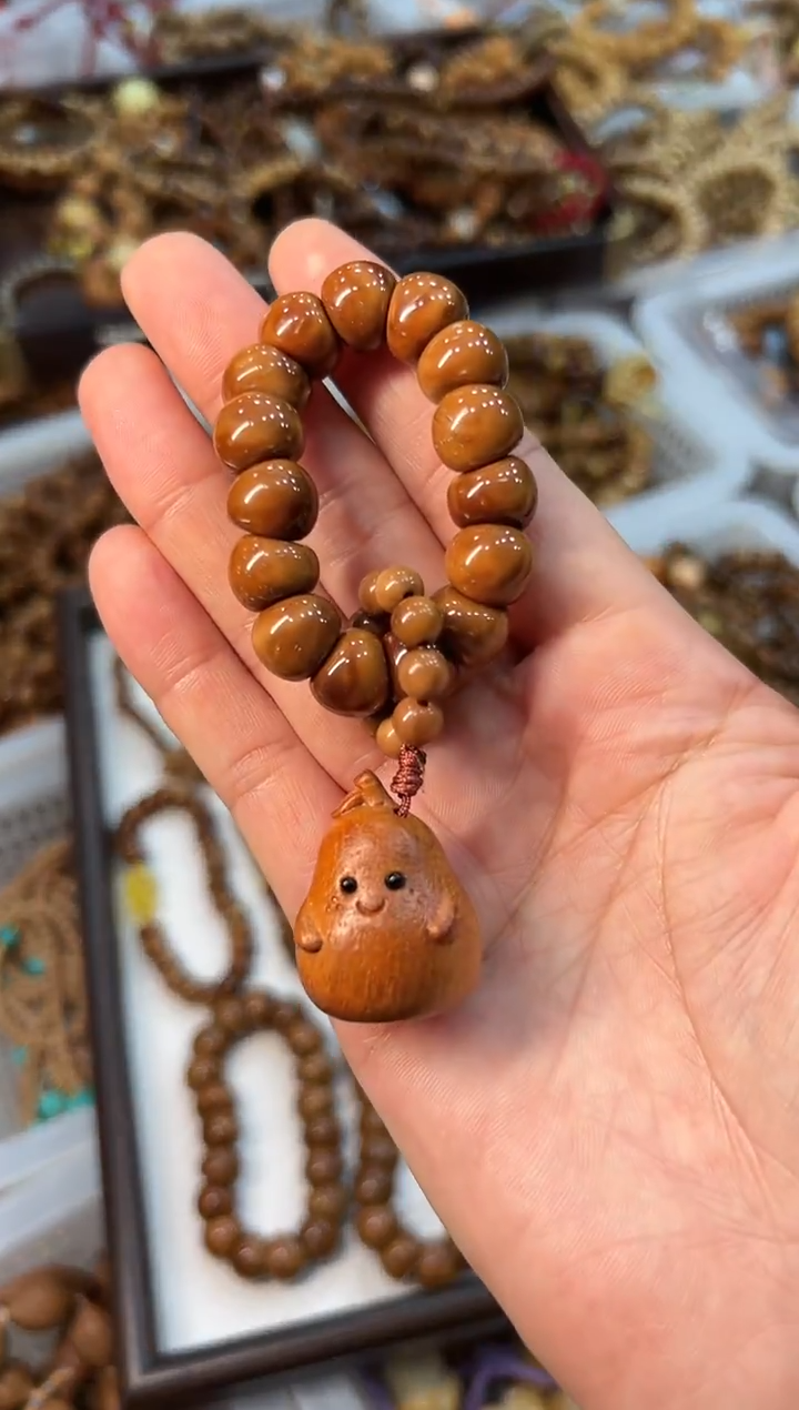 手串库克卡11.5mm左右 蒜瓣大肠 【木有压李  手捻】