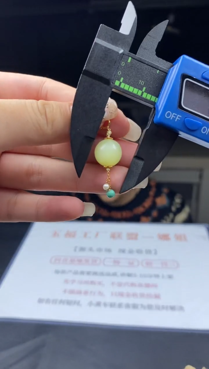 和田玉银S925镶嵌吊坠(不含链)多样性-吊坠-D8732