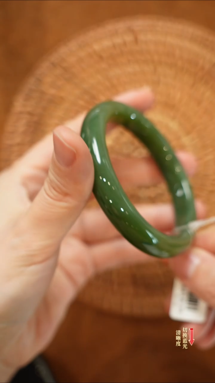 【闪购商品】和田玉手镯未镶嵌0205-074（57圈口）