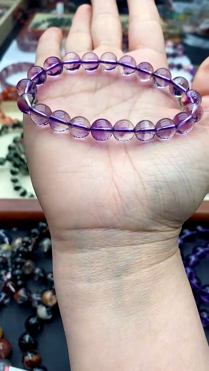 【闪购商品】水晶手链未镶嵌紫超