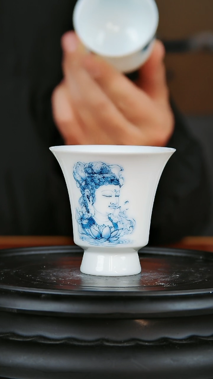 【闪购商品】杯子釉下五彩手绘