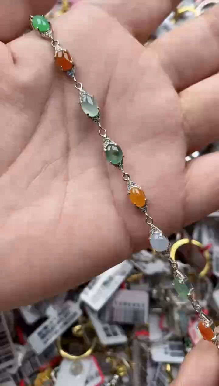 【闪购商品】翡翠戒指银S925镶嵌88888---10